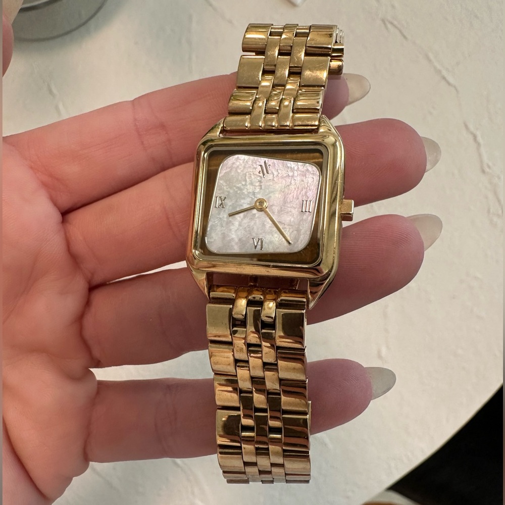 SOLD OUT - VANNA Geminus Pearl and Sandstone Watch